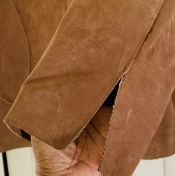 #plussize Suede womans jacket Venezia - Picture 6 of 7